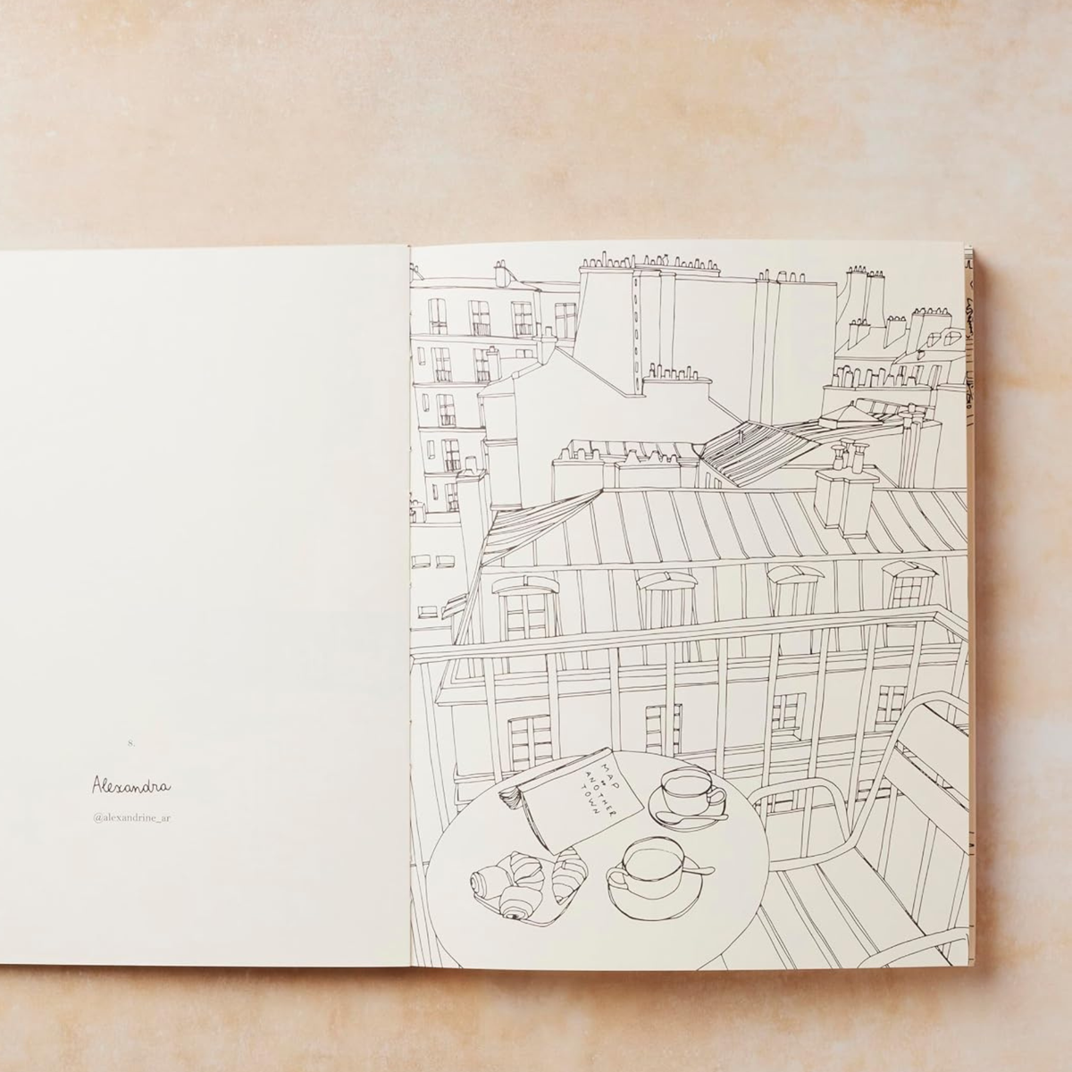 Zoé de Las Cases - Colouring Book Paris