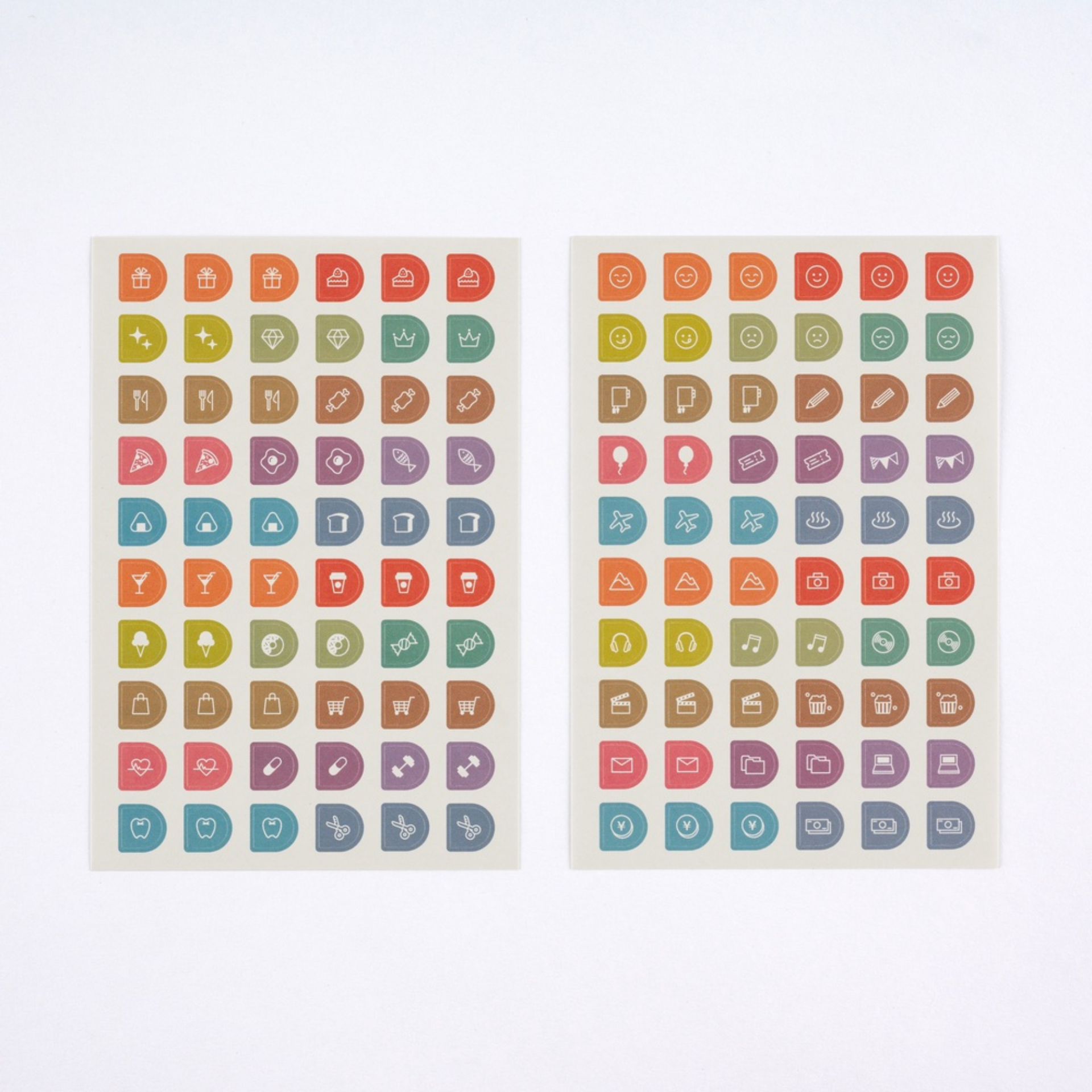 Hobonichi Accessories: TSUKI no IRO: Sticker Set Schedule