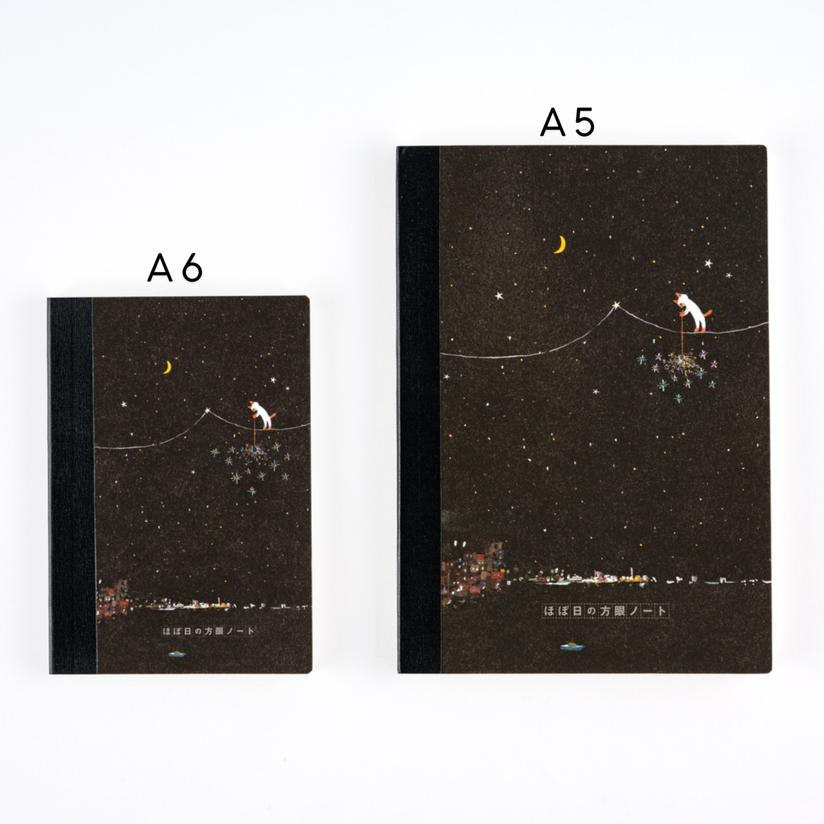 Hobonichi Graph Notebook - Hiroko Kubota Another Night of Falling Stars