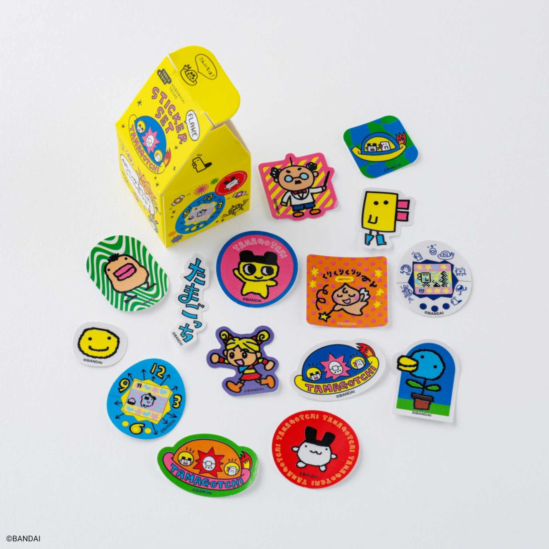 Hobonichi Accessories: Tamagotchi: Flake Stickers (Set of 3 Boxes)