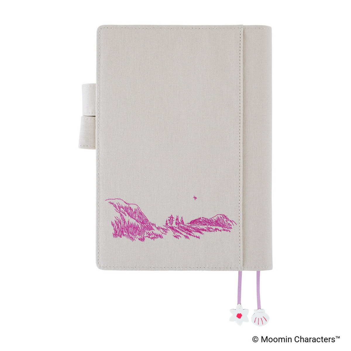 Cover Cousin A5 Moomin - My Yard (Pink Gray)