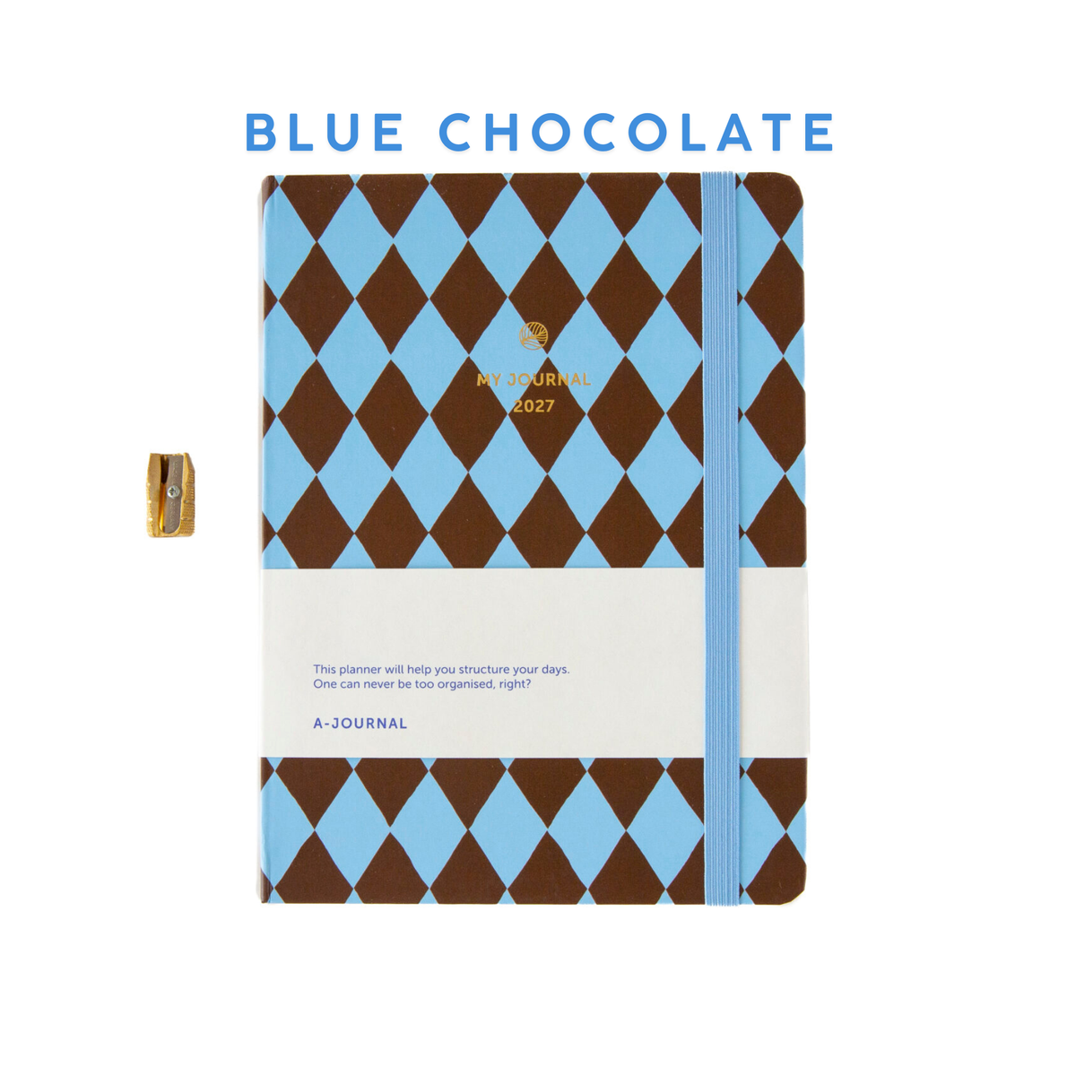 Agenda My Journal Diary 2027 - A5 Checkered