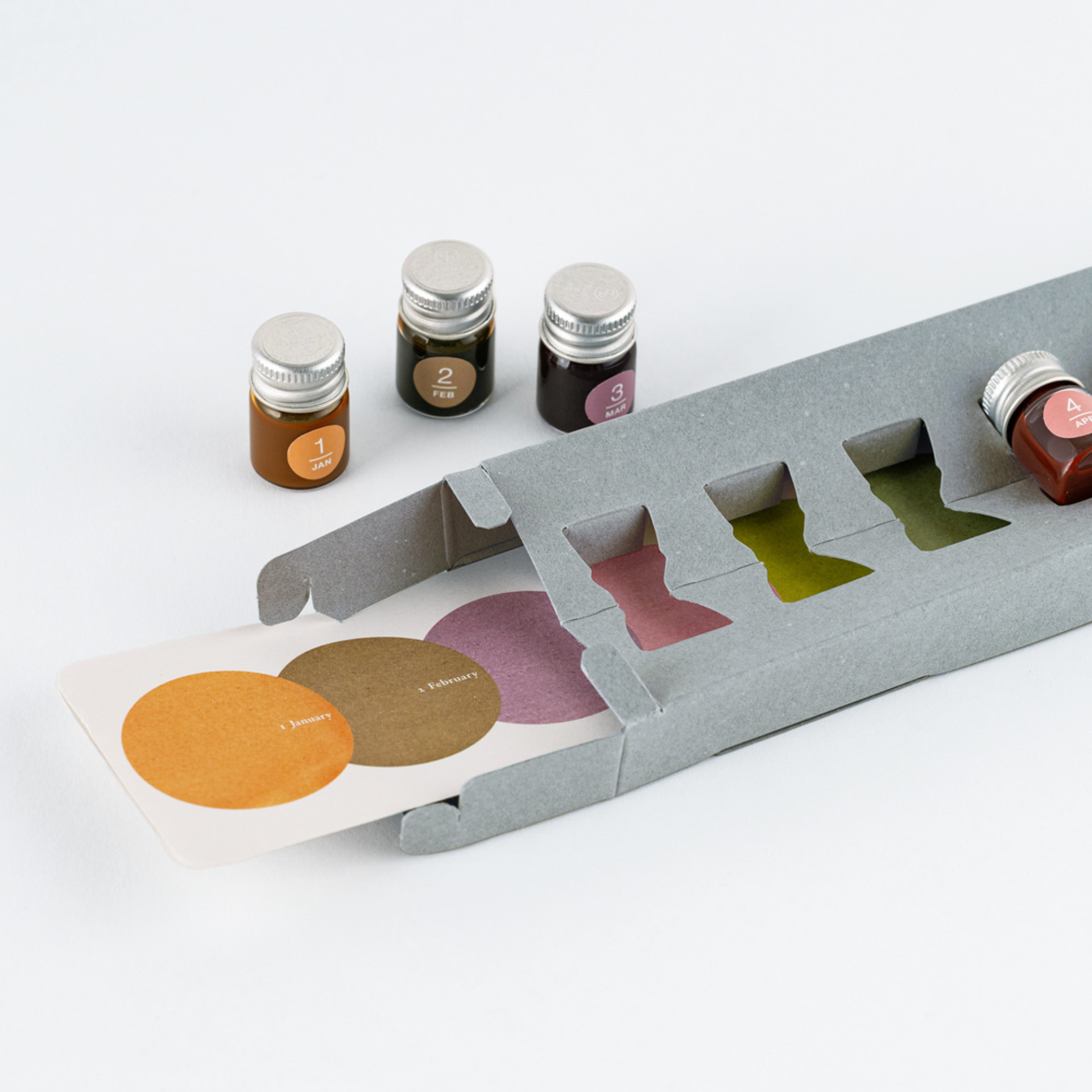 Hobonichi Accessories: Kakimori Mini Ink Bottle Set