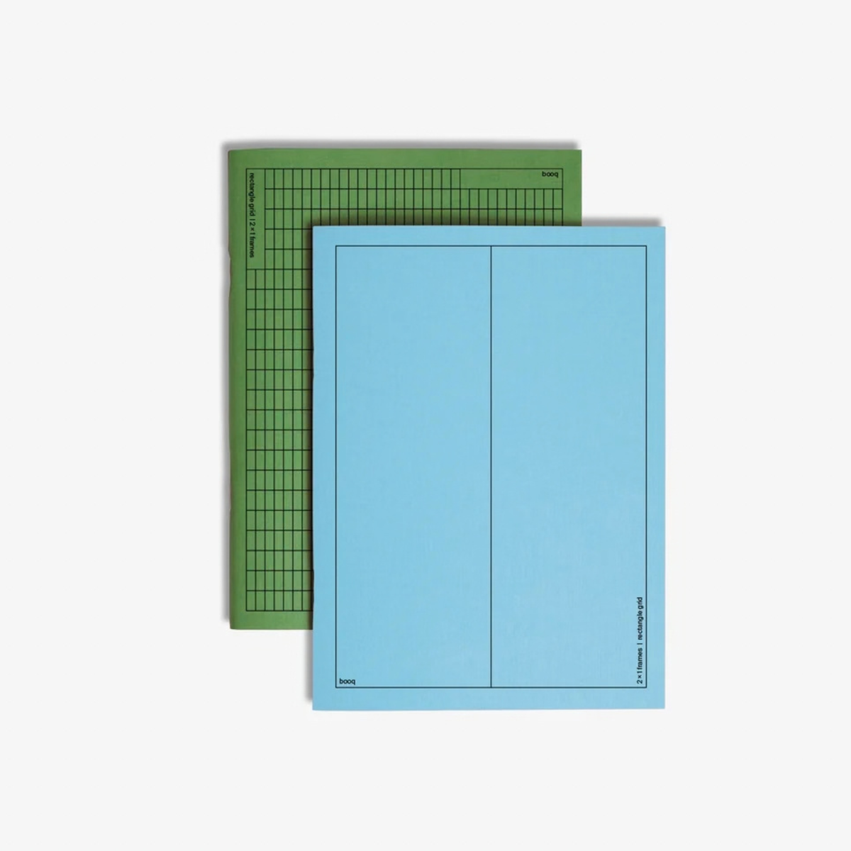 Notebook Booq double side - green&blue