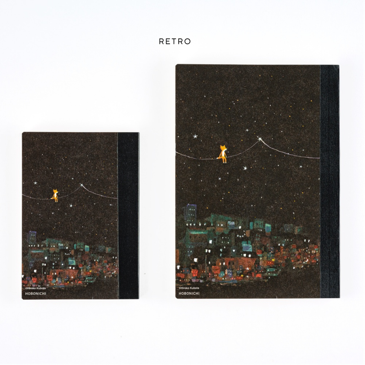 Hobonichi Graph Notebook - Hiroko Kubota Another Night of Falling Stars