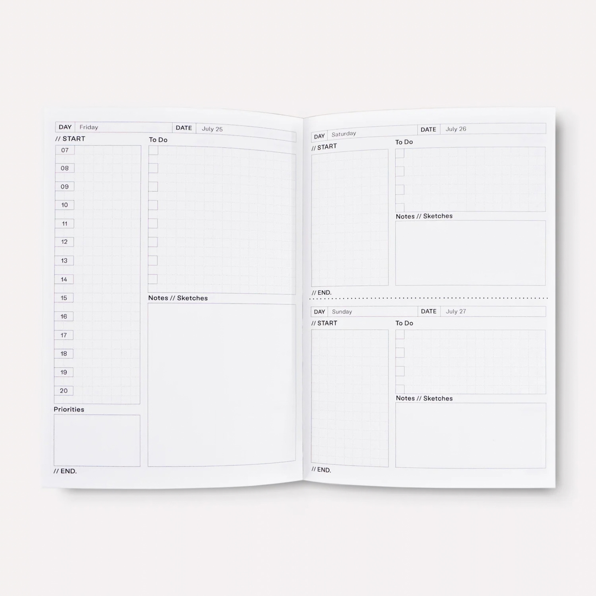 Daily Planner Lemonade