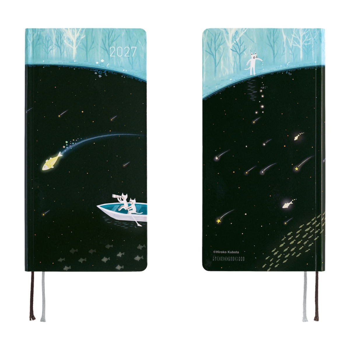 Hobonichi Weeks 2027 - Hiroko Kubota - Meteor Shower in the Light Blue Forest