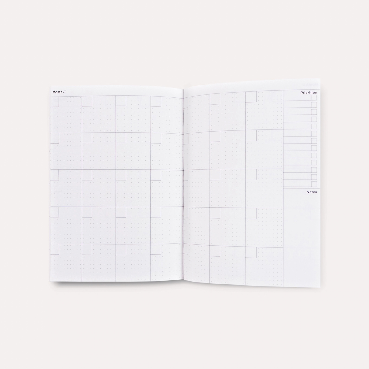 Weekly Planner Pocket Bamboo
