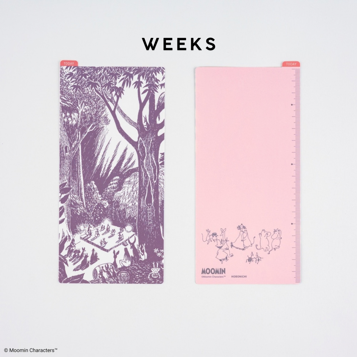 Hobonichi Accessories: Sottopagina Pencil Board Moomin