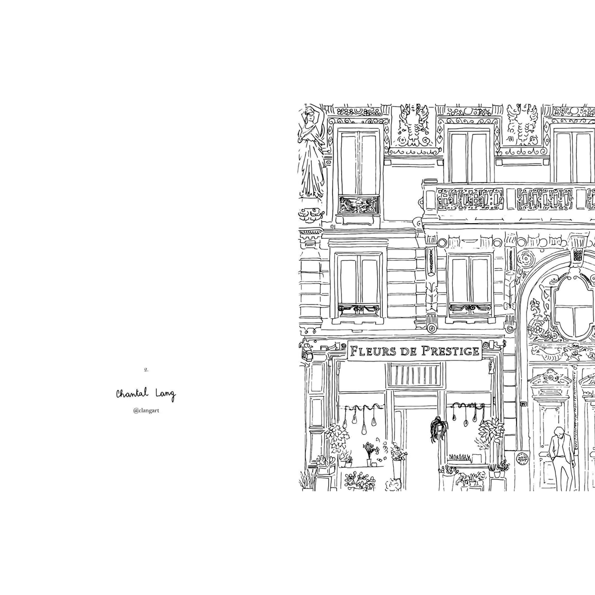 Zoé de Las Cases - Colouring Book Paris