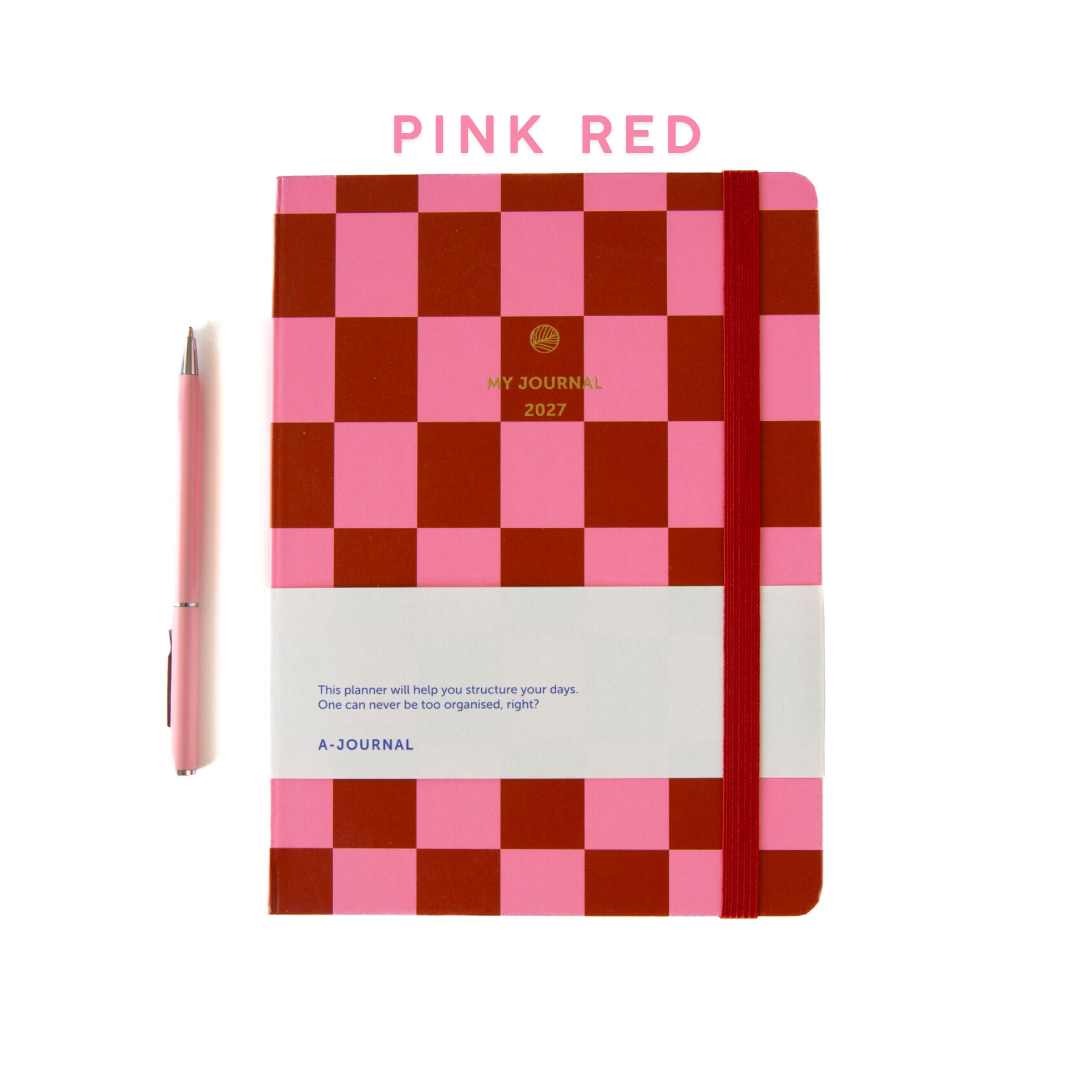 Agenda My Journal Diary 2027 - A5 Checkered