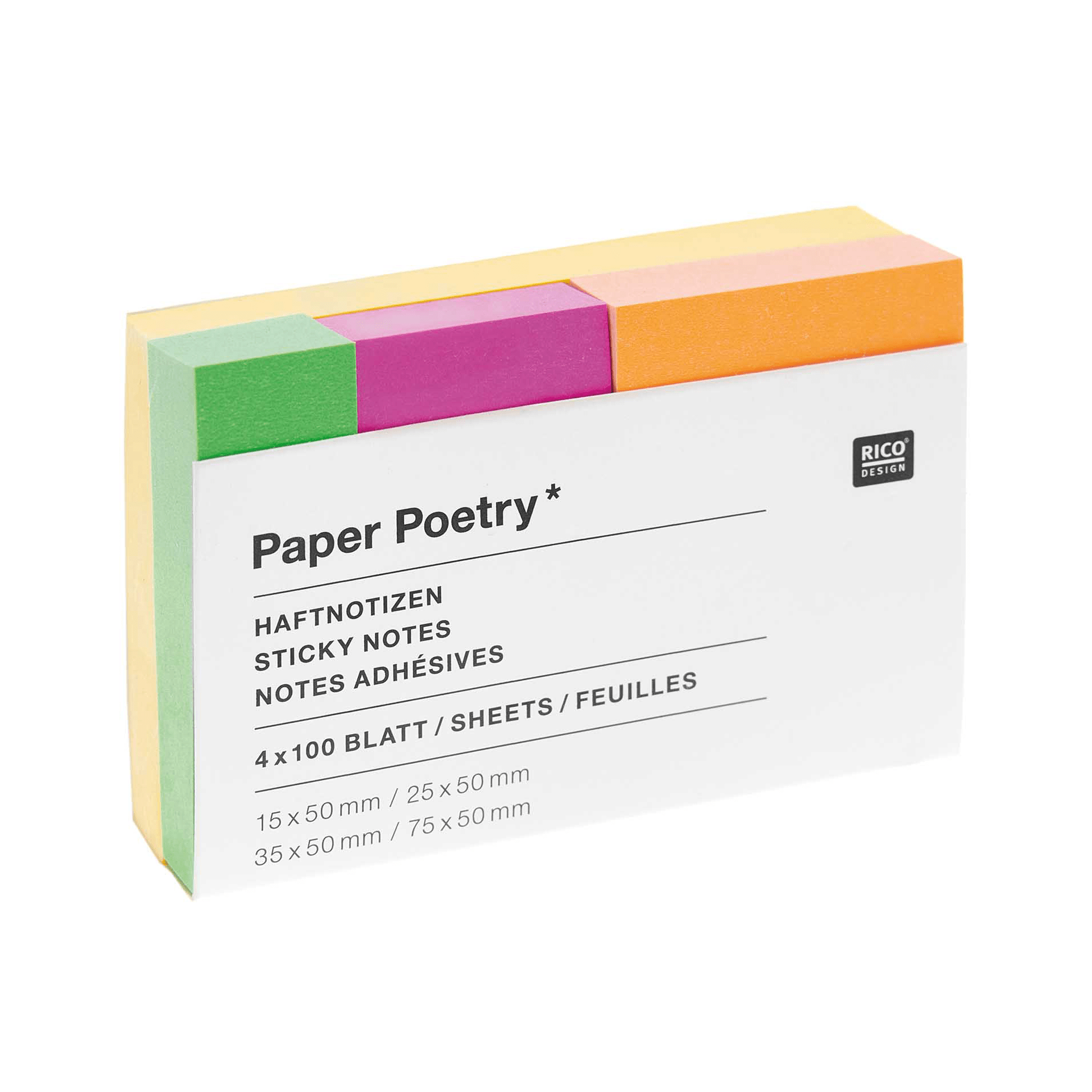 Rico Design Notes Sticky Notes Set Neon