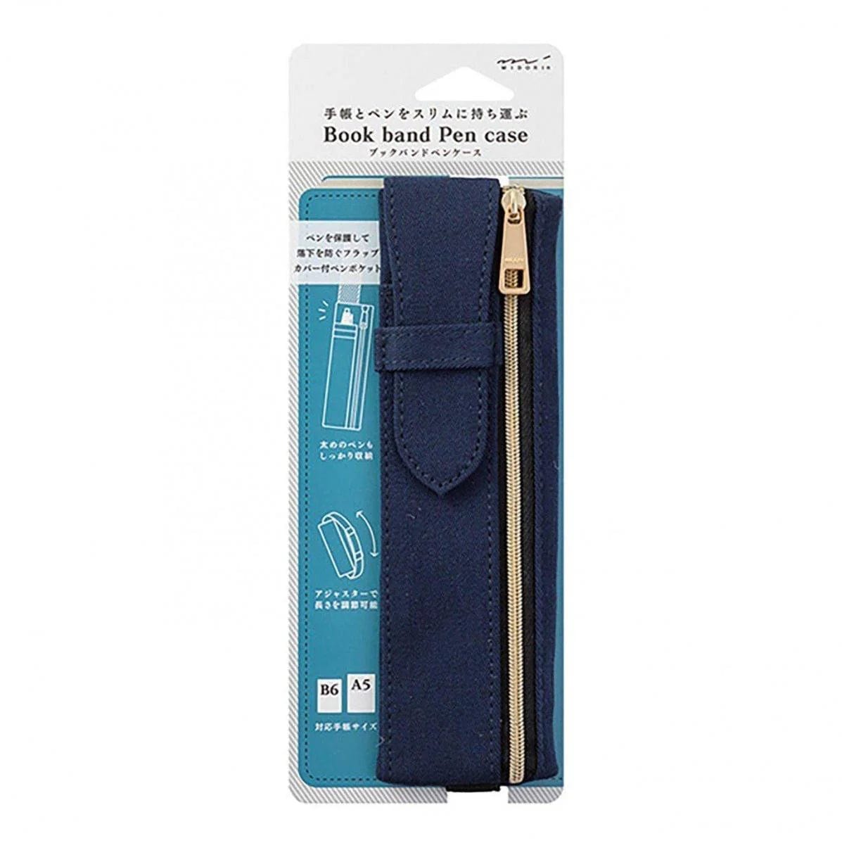 Midori Accessori Astuccio Book Band & Pen Case Cotton