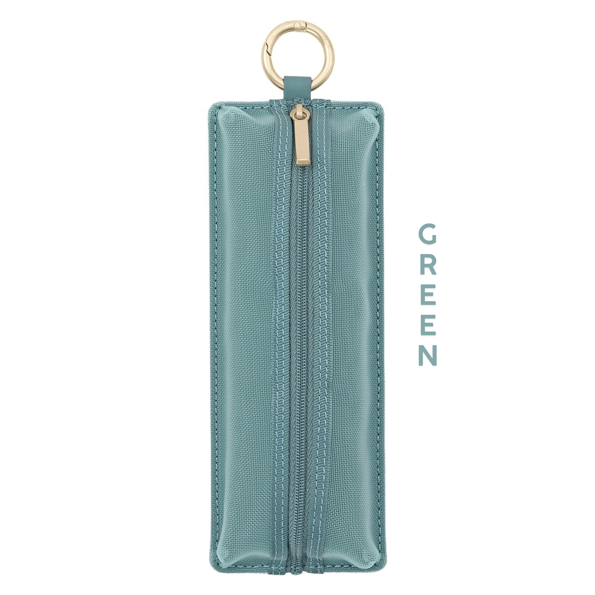 King Jim Hitotoki Accessori GREEN Astuccio Emily Flat Pen Case