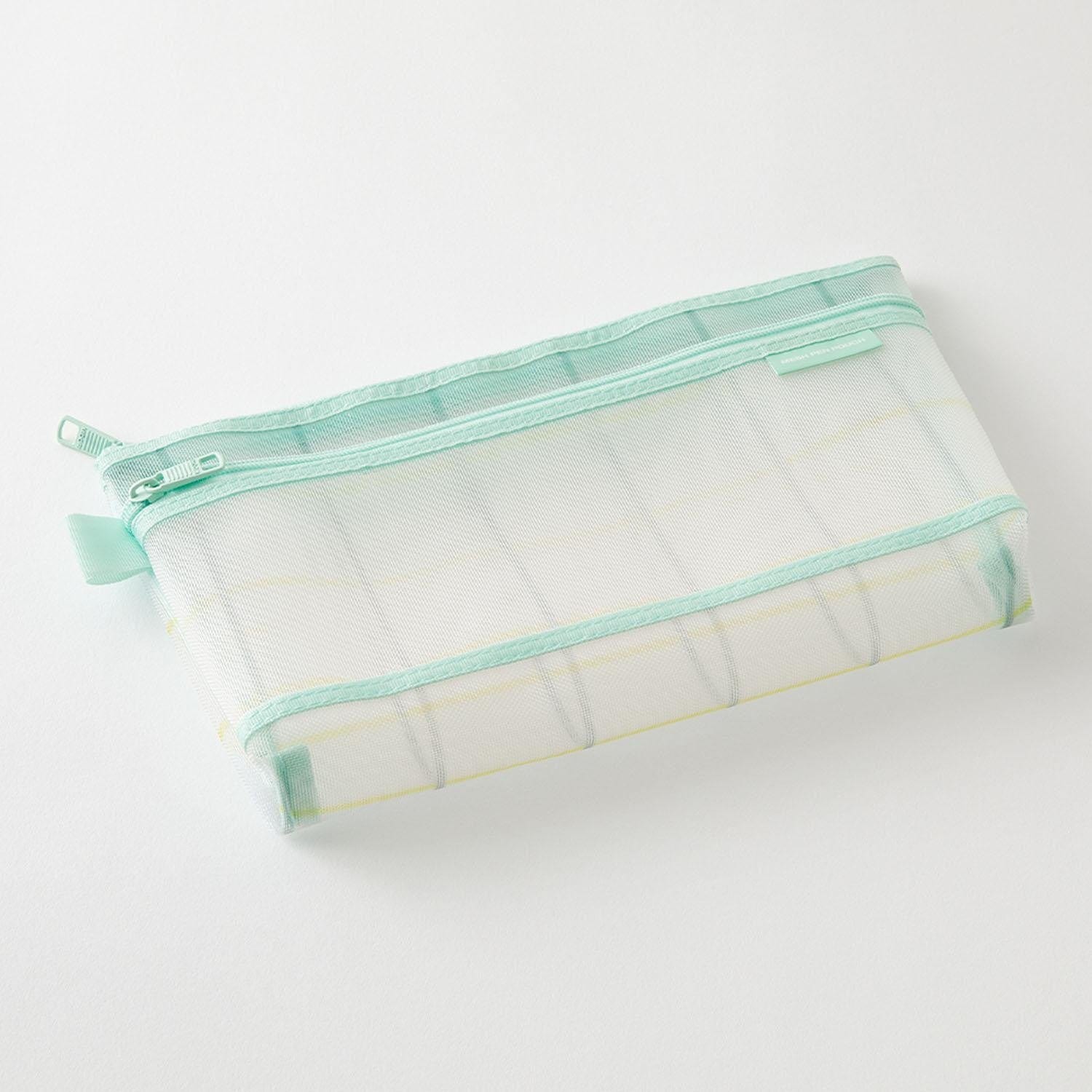 Midori Accessori CHECK GREEN Astuccio Midori Mesh Pen Pouch LIMITED EDITION