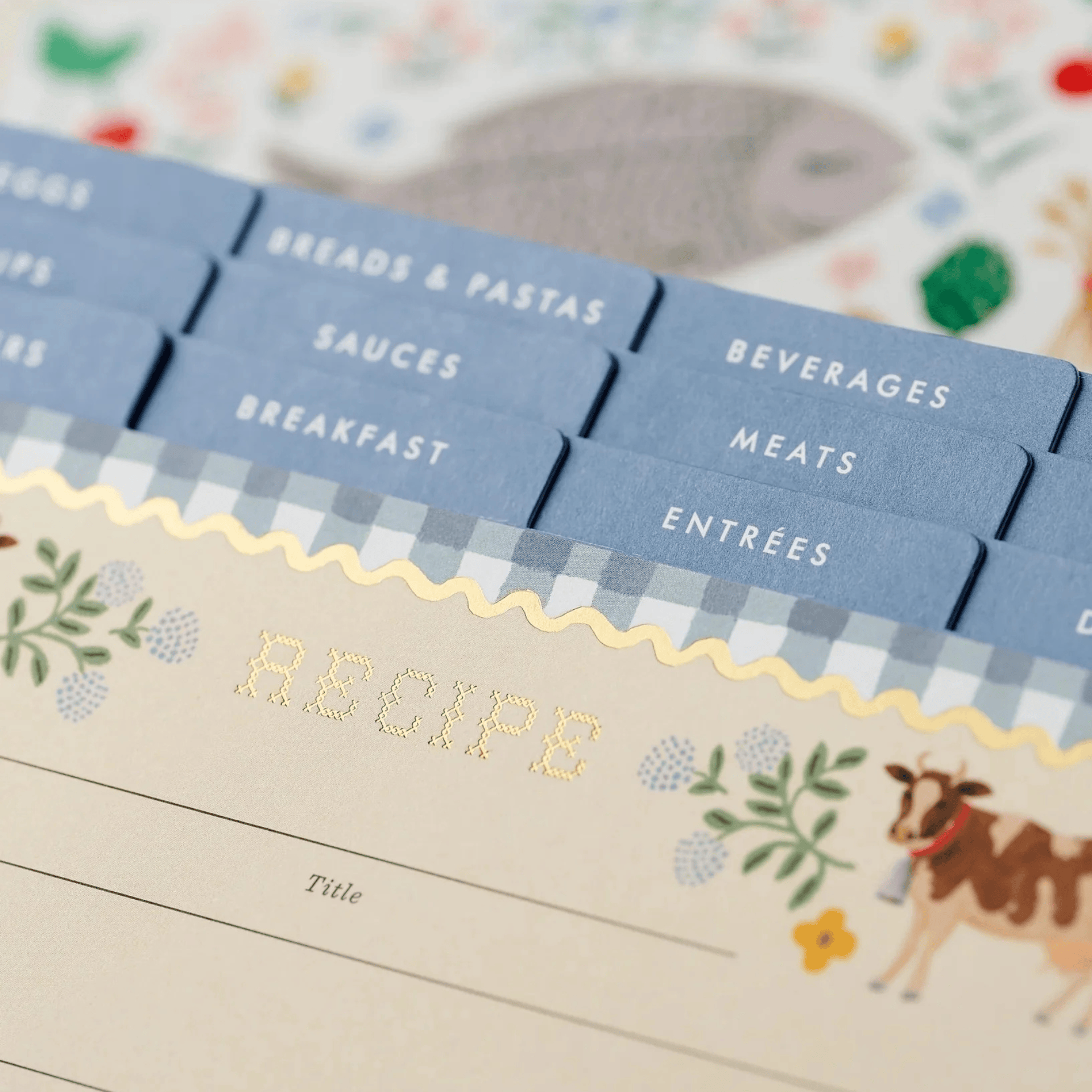 Rifle Paper Accessori Box delle Ricette Home Sweet Home
