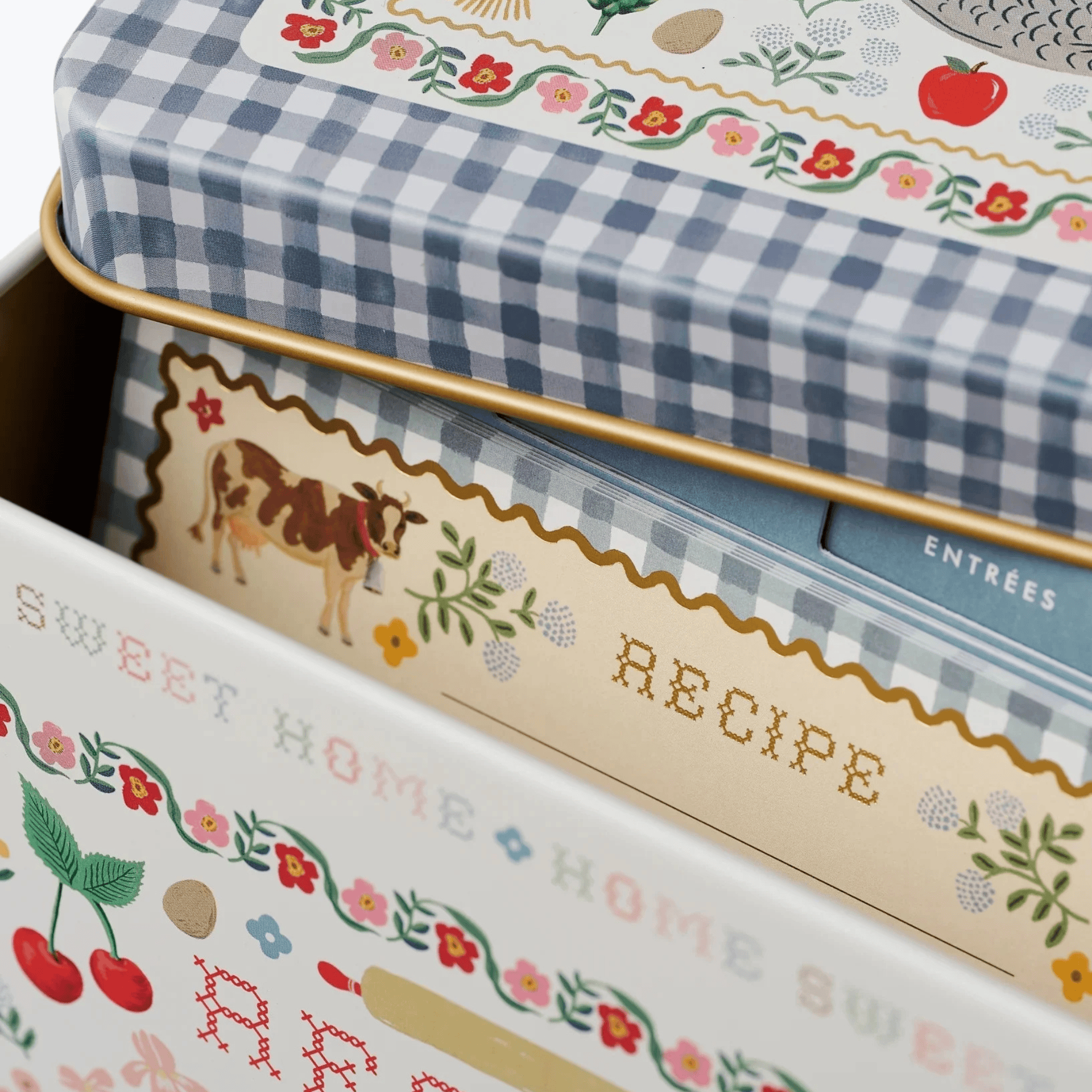 Rifle Paper Accessori Box delle Ricette Home Sweet Home