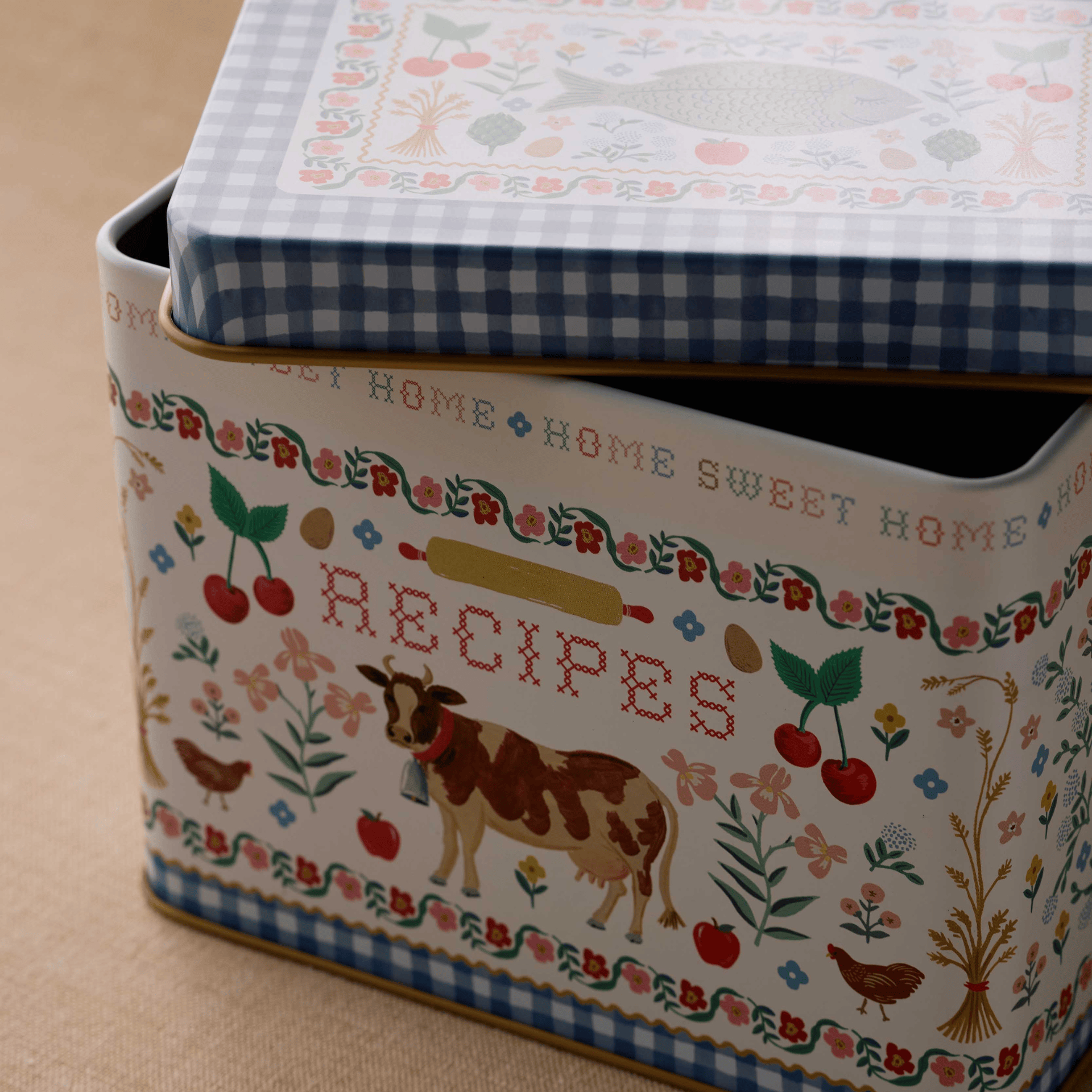 Rifle Paper Accessori Box delle Ricette Home Sweet Home