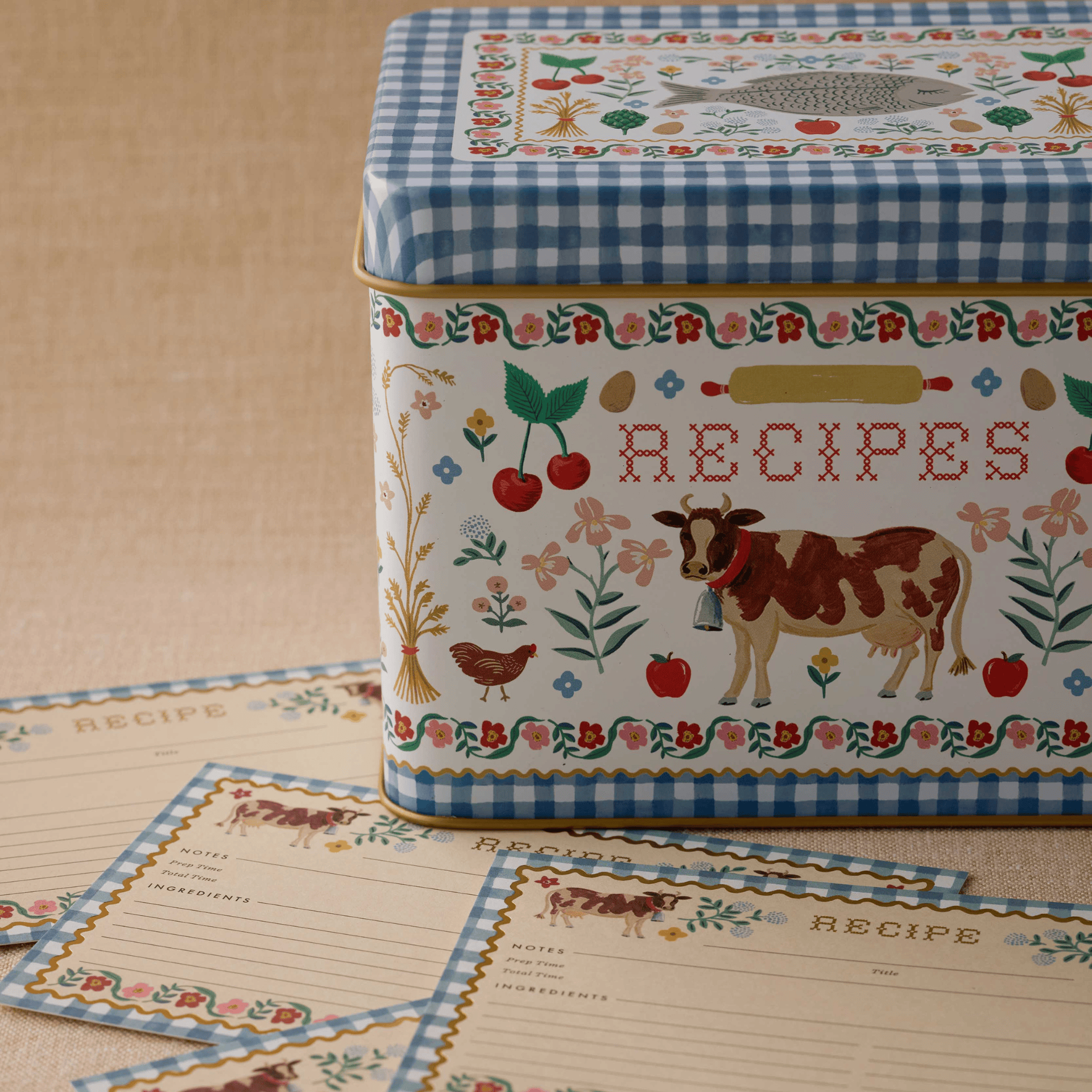Rifle Paper Accessori Box delle Ricette Home Sweet Home