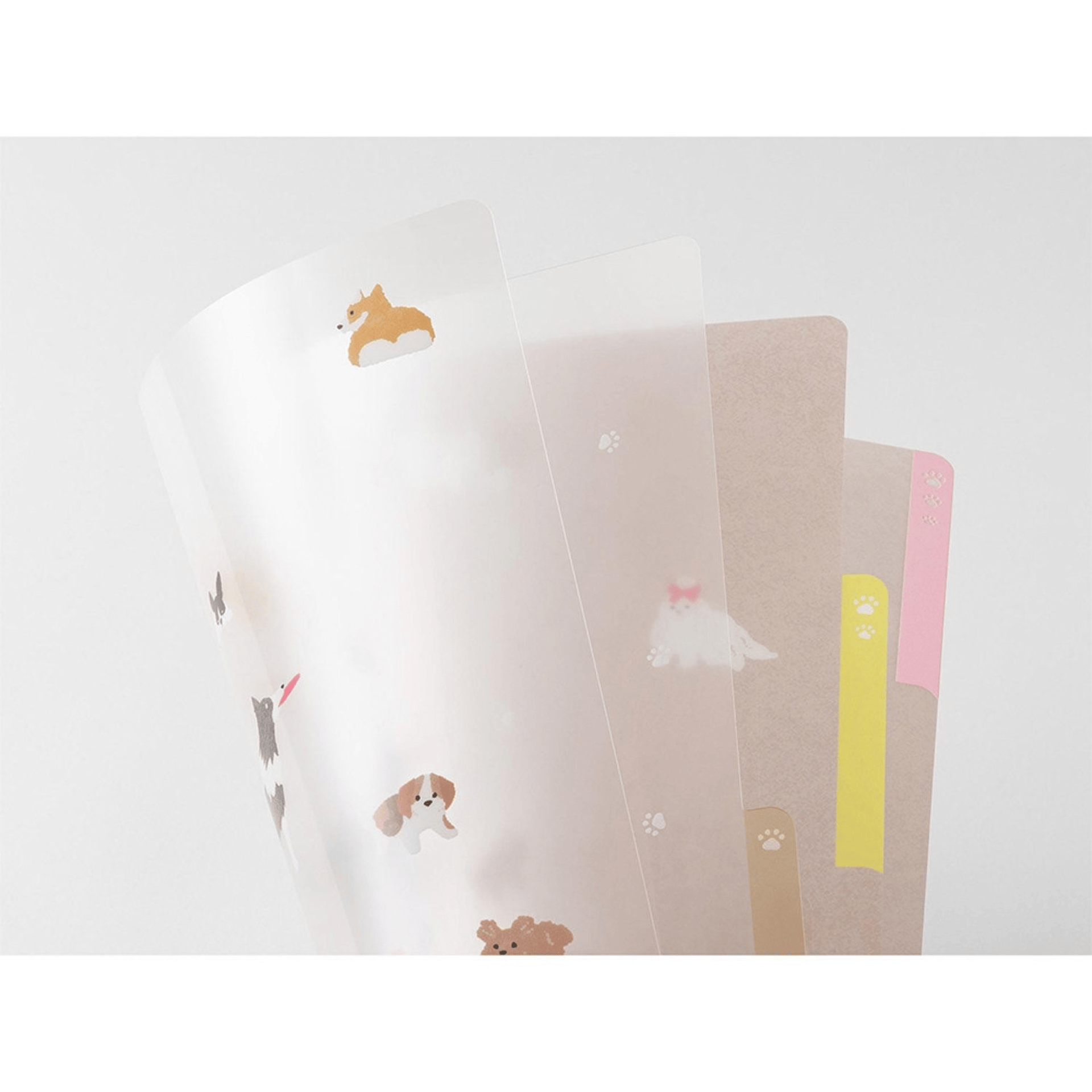 Midori Accessori Cartellina con 3 tasche Dog A