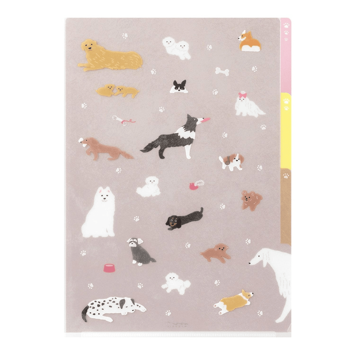 Midori Accessori Cartellina con 3 tasche Dog A