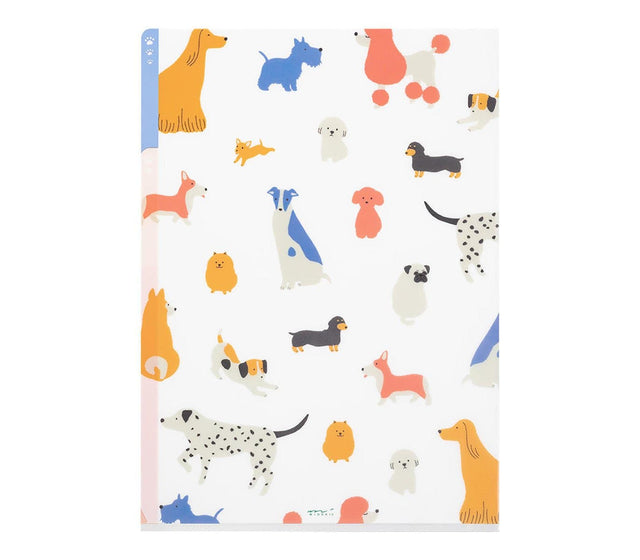 Midori Accessori Cartellina con 3 tasche Dogs