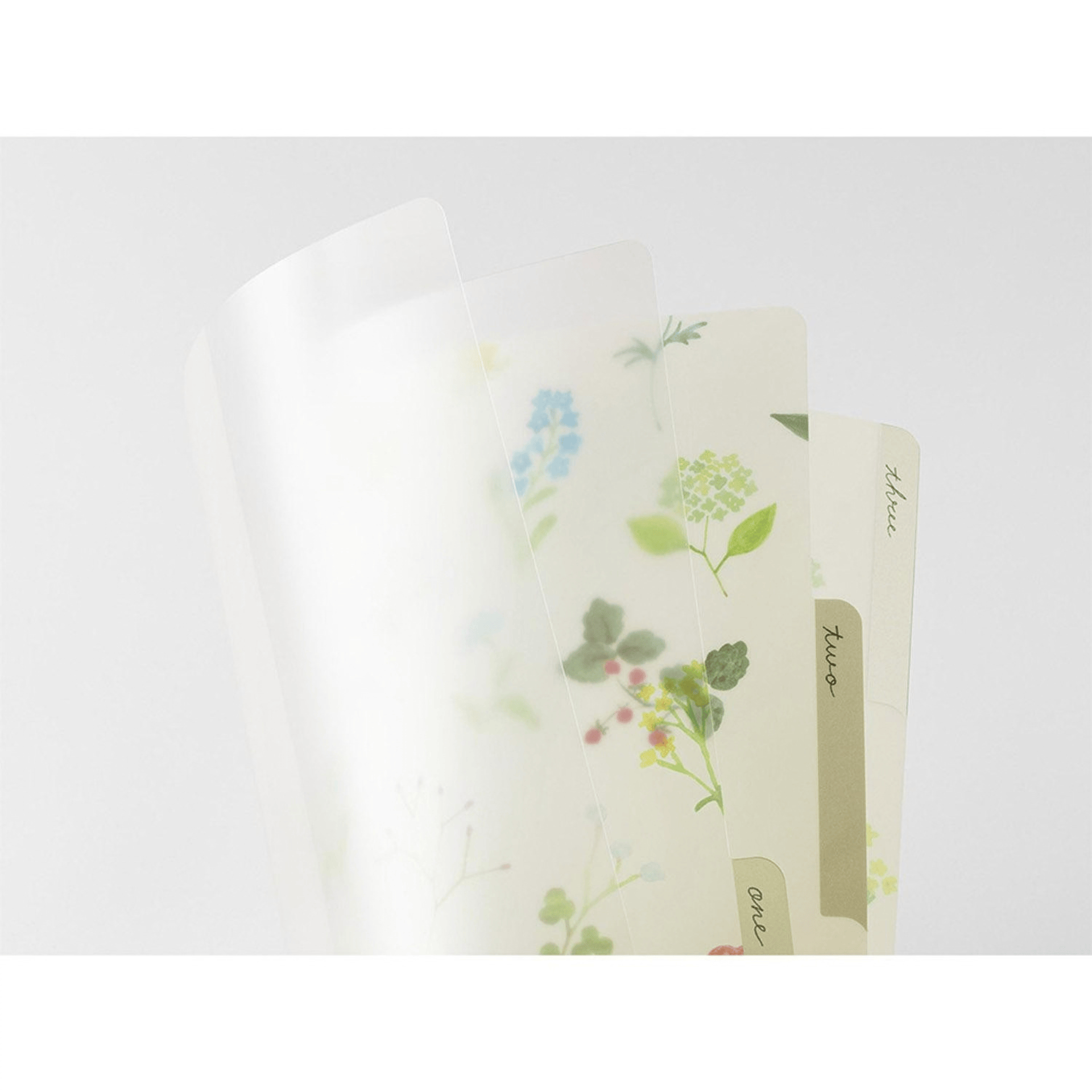Midori Accessori Cartellina con 3 tasche Flowers