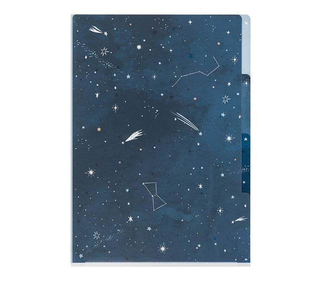 Midori Accessori Cartellina con 3 tasche Starry Sky