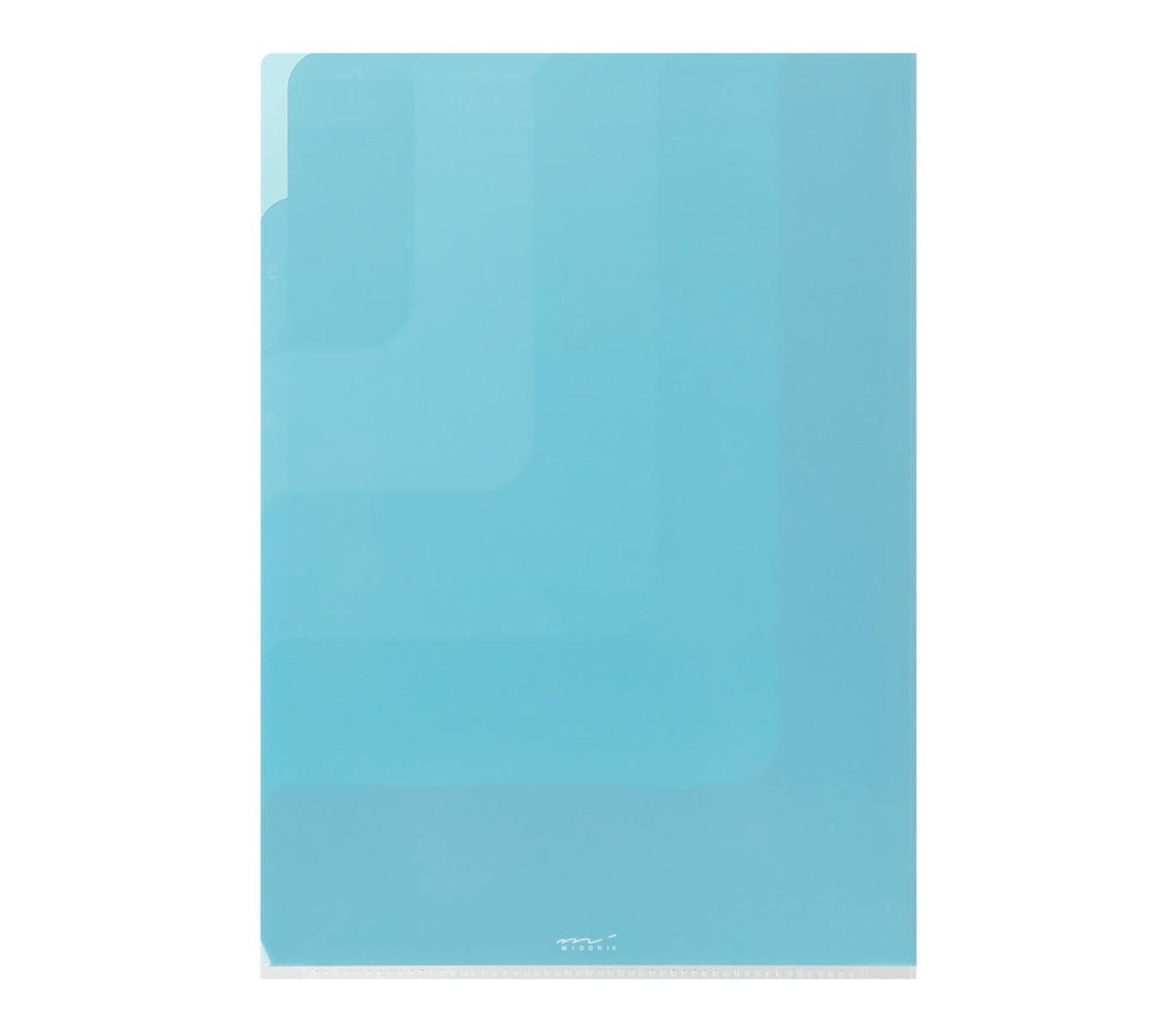 Midori Accessori Cartellina con 5 tasche 2-Way Blue