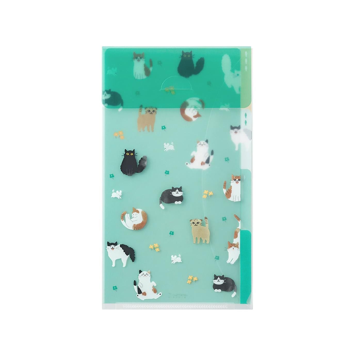 Midori Accessori Cartellina con tasche Cats A5 Slim