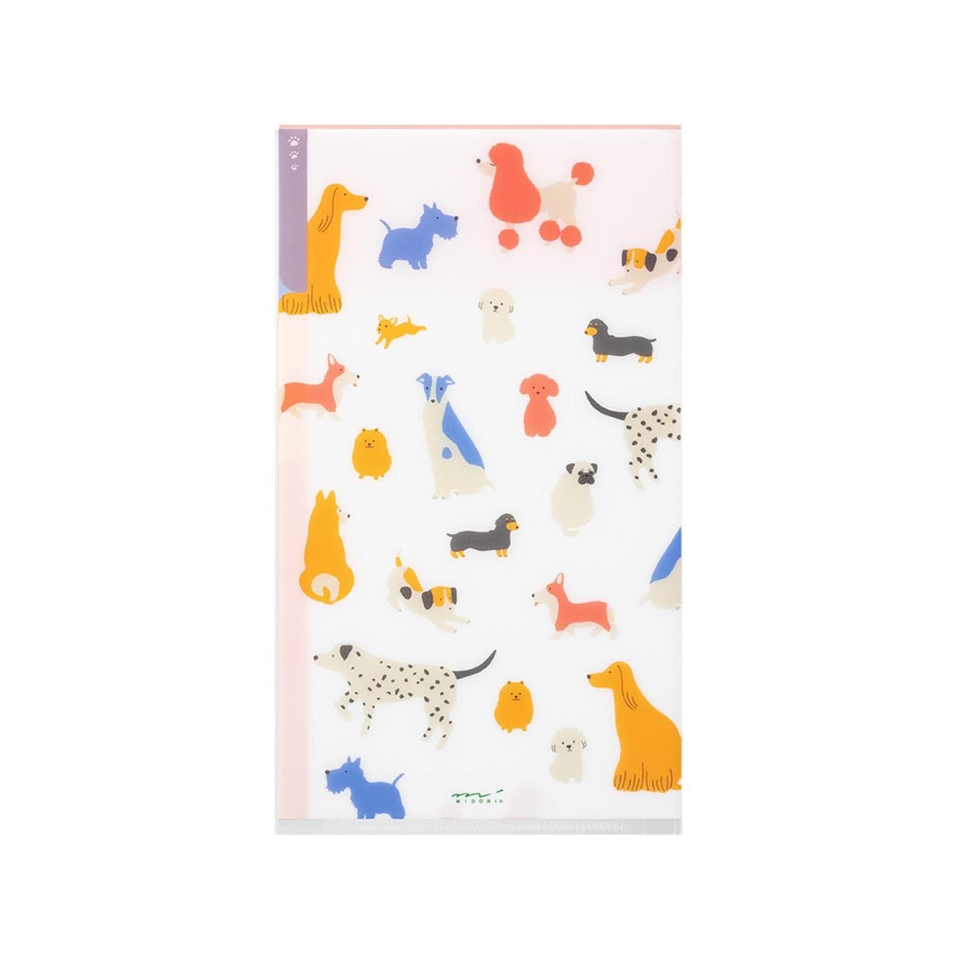 Midori Accessori Cartellina con tasche Dogs A5 Slim