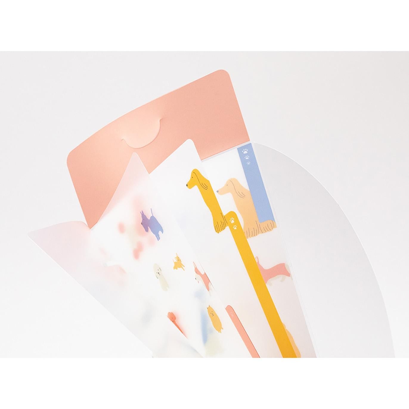 Midori Accessori Cartellina con tasche Dogs A5 Slim