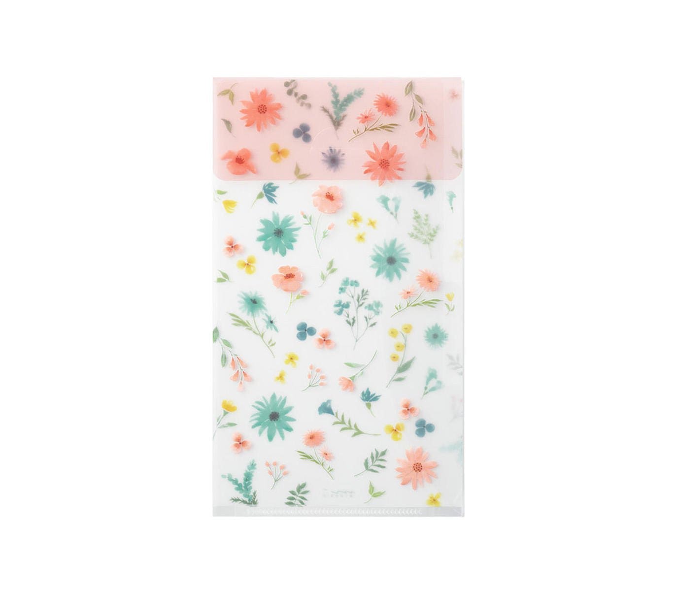 Midori Accessori Cartellina con tasche Flowers A5 Slim