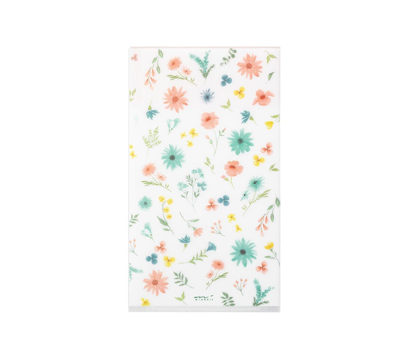 Midori Accessori Cartellina con tasche Flowers A5 Slim