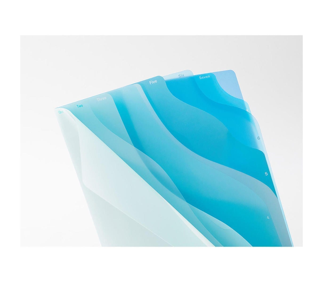 Midori Accessori Cartellina con tasche Weekly 7 Light Blue