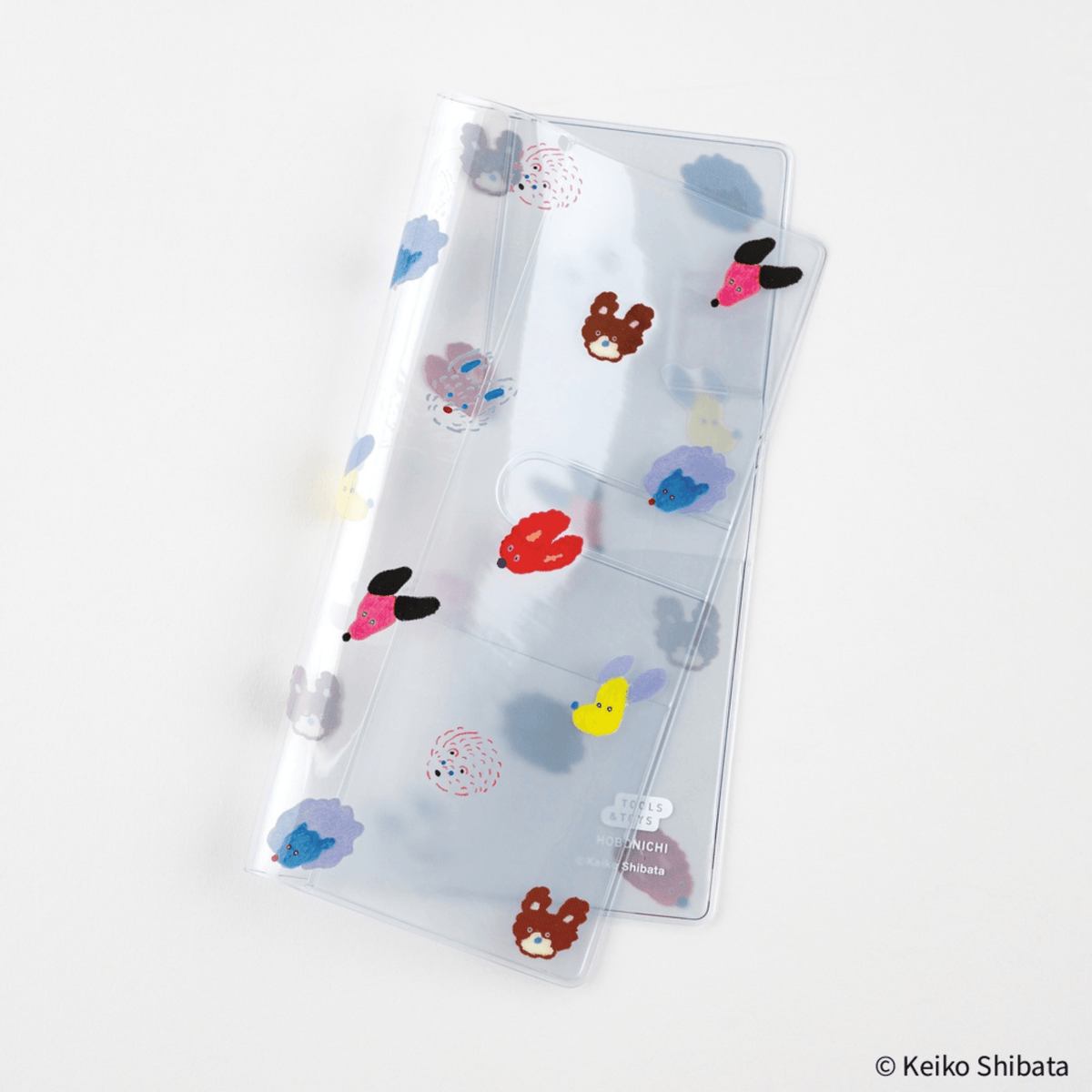 Hobonichi Accessori Clear Cover per Weeks - Keiko Shibata Dog Ears Fluttering in the Wind