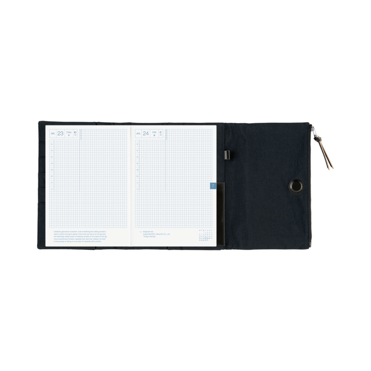 Hobonichi Accessori Cover Cousin A5 Tragen - Black