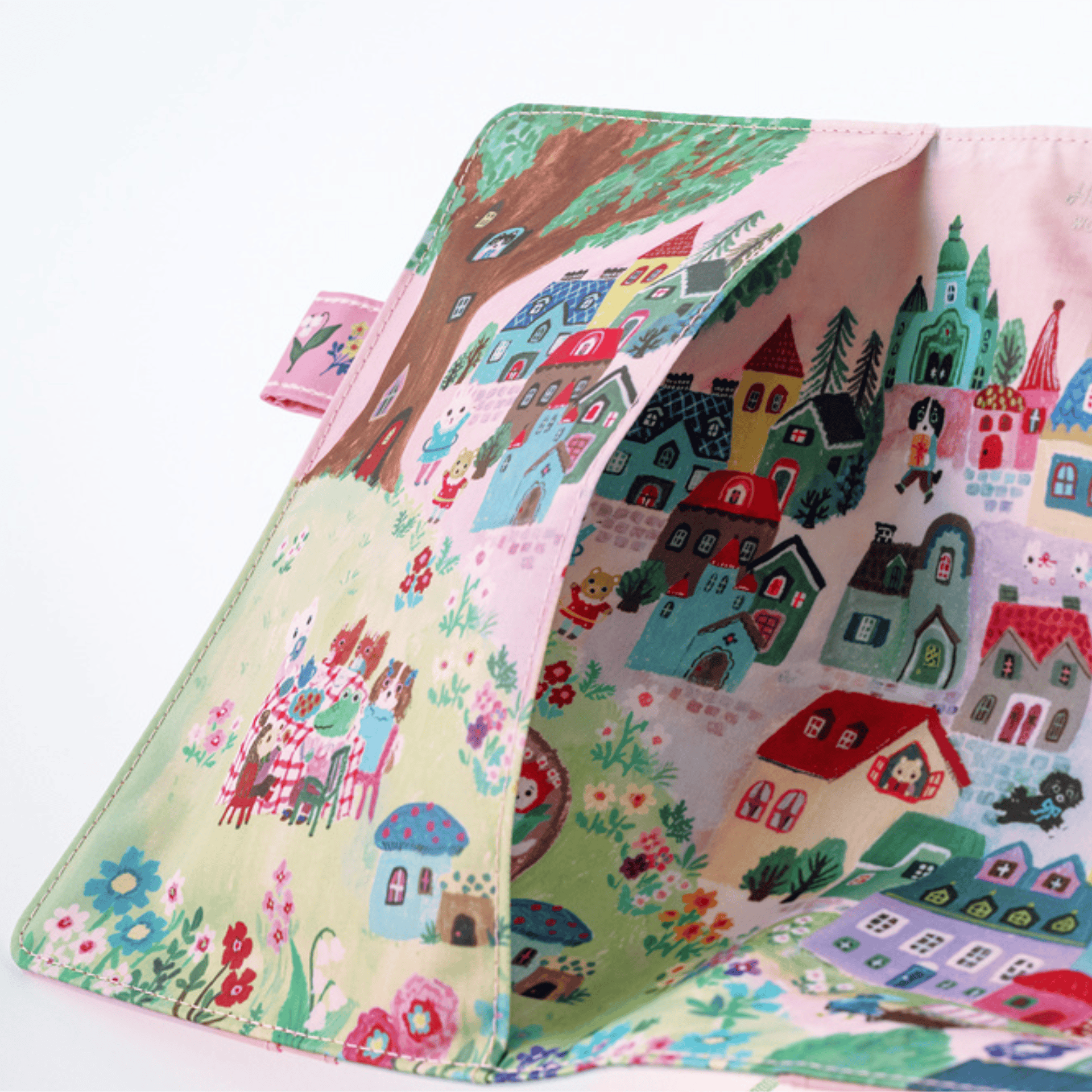 Hobonichi Accessori Cover Cousin A5 Yumi Kitagishi - White Cat Village