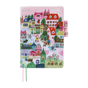 Hobonichi Accessori Cover Cousin A5 Yumi Kitagishi - White Cat Village