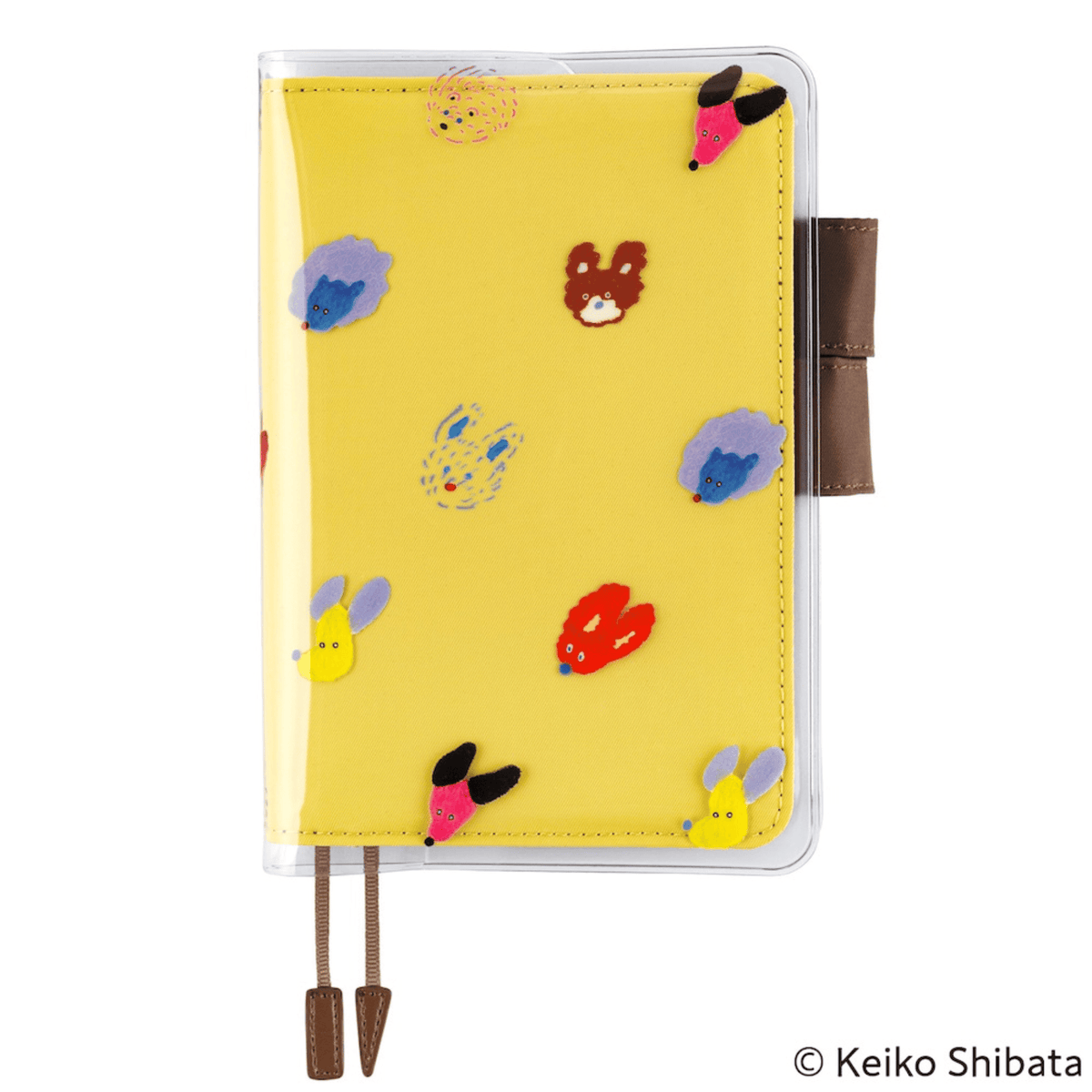 Hobonichi Accessori Cover on Cover A6 - Keiko Shibata - Dog Ears Fluttering in the Wind