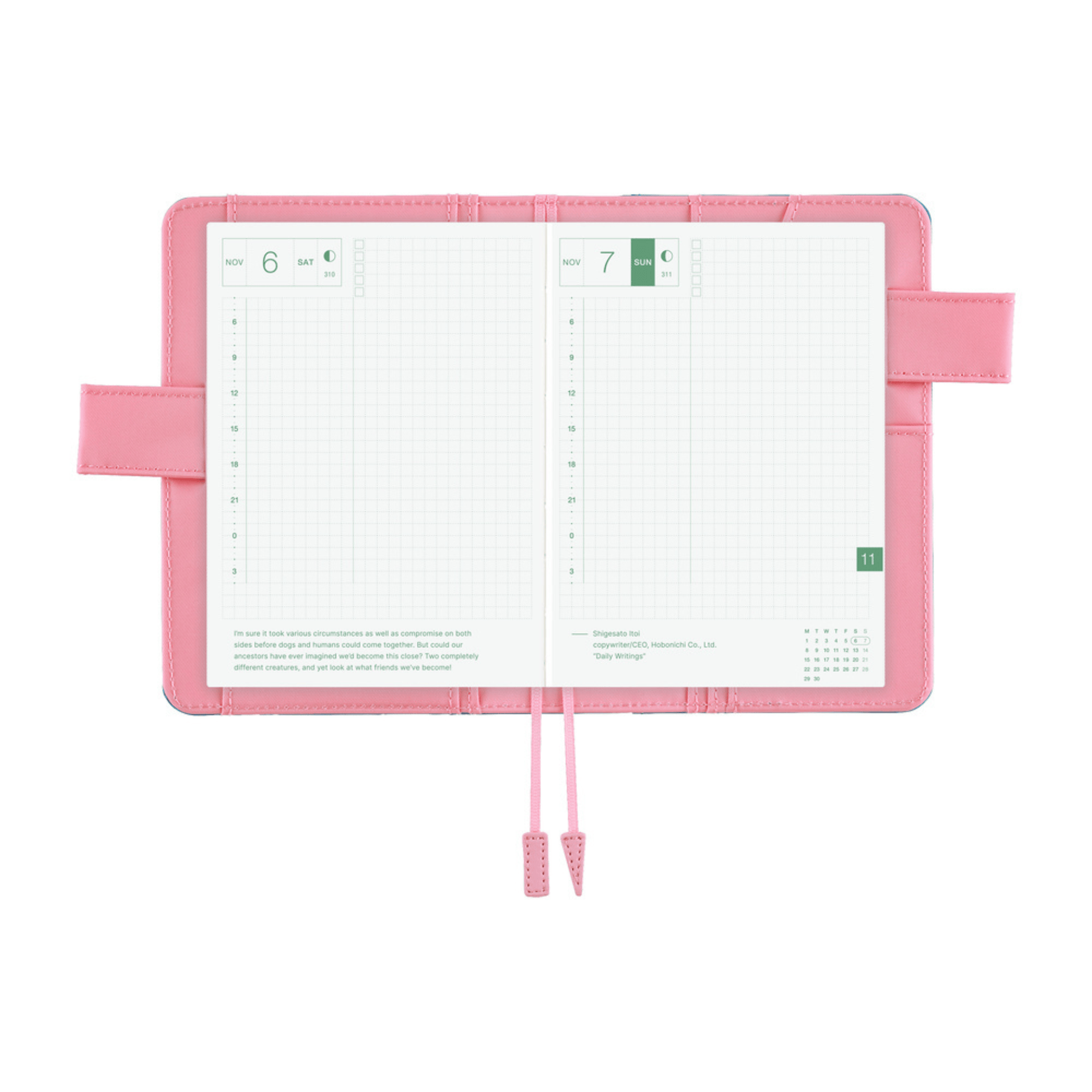 Hobonichi Accessori Cover Original A6 Colors - Blue Parasol