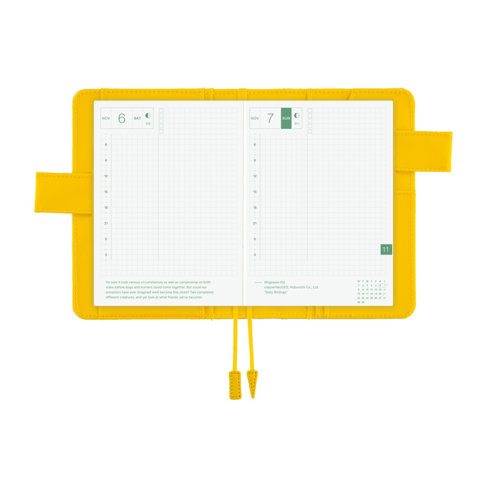 Hobonichi Accessori Cover Original A6 Colors - Fresh Citron