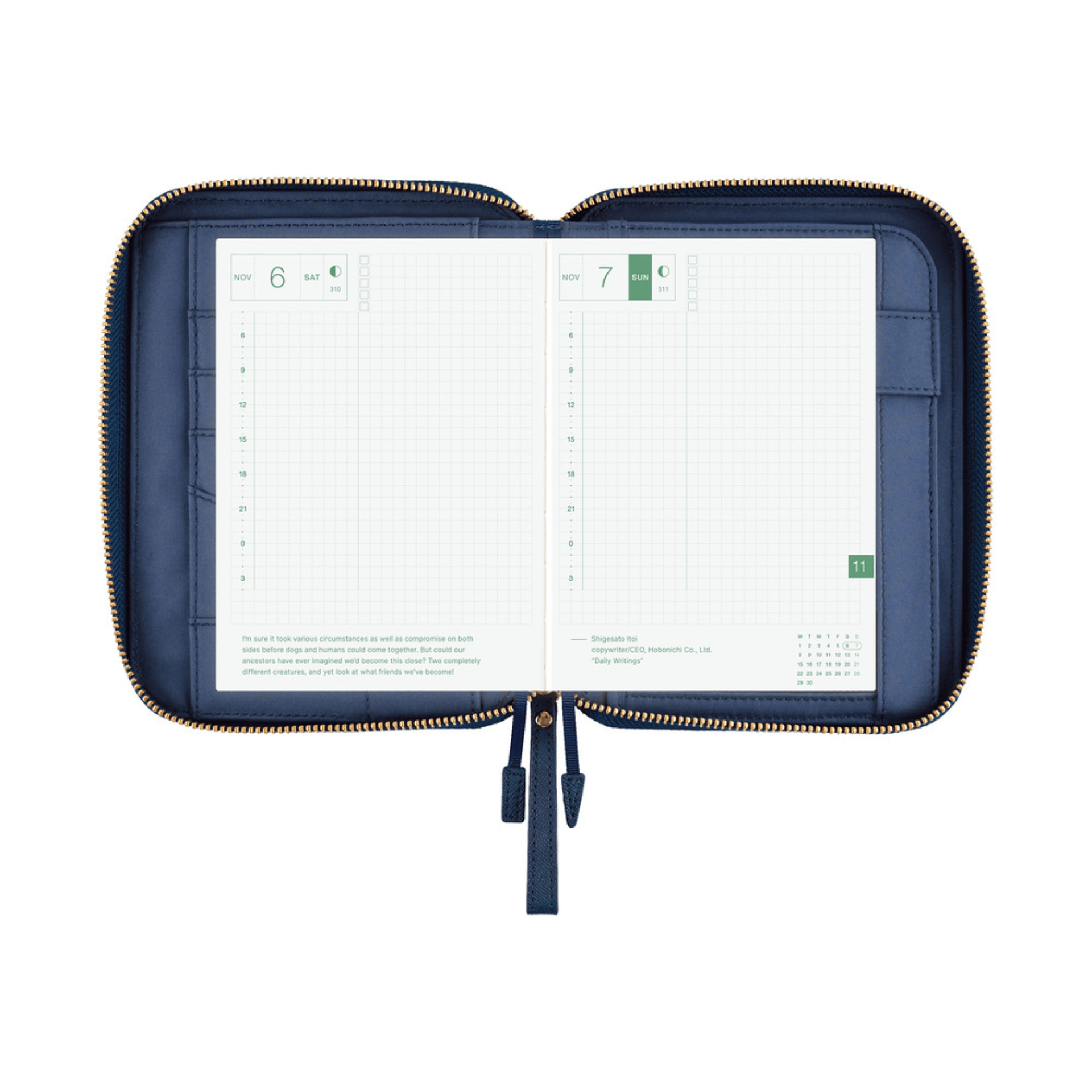 Hobonichi Accessori Cover Original A6 Single Color - Lago