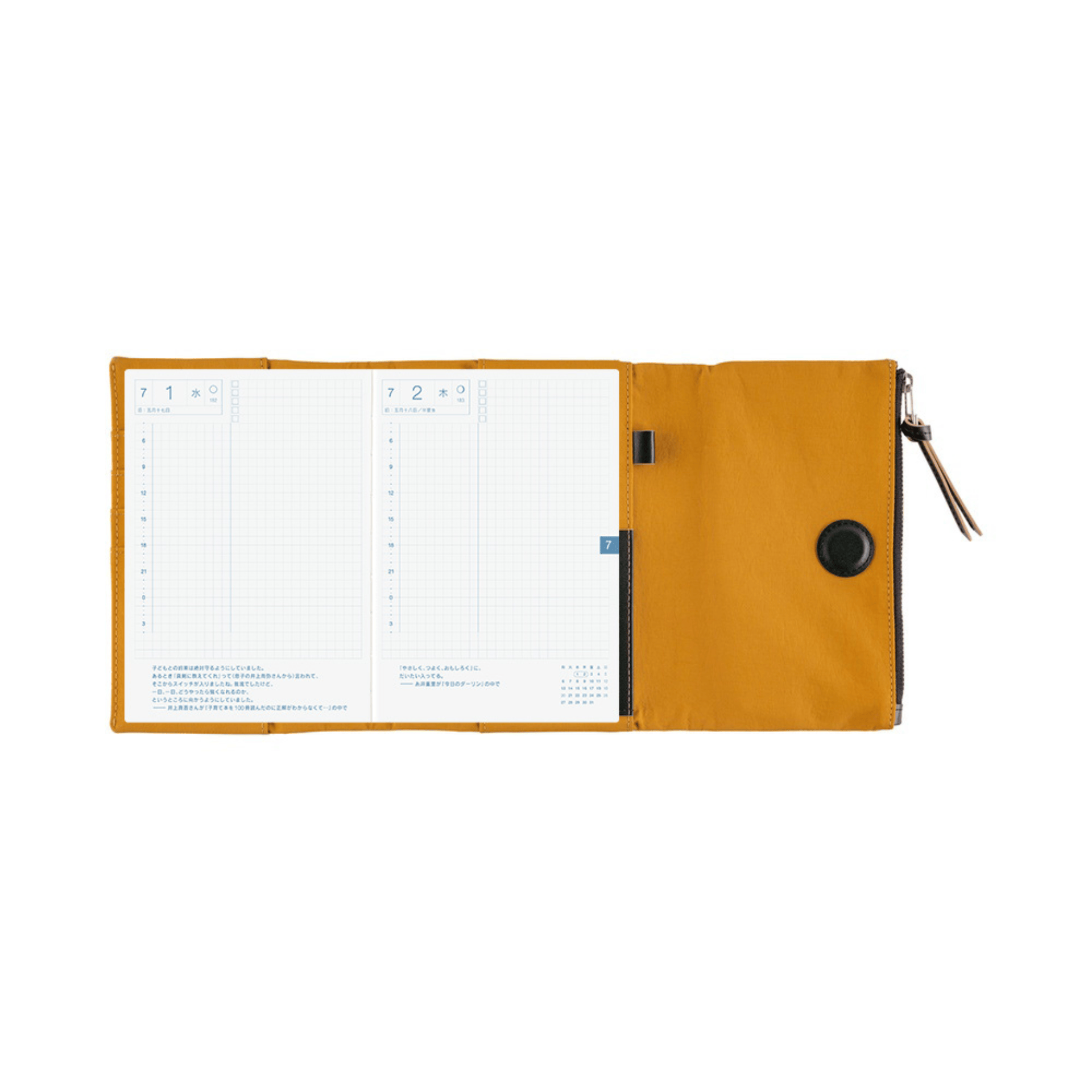 Hobonichi Accessori Cover Original A6 Tragen - Mustard