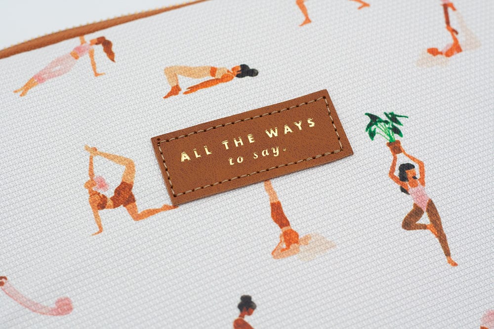 All The Way To Say Accessori Custodia Pc Yoga Pattern