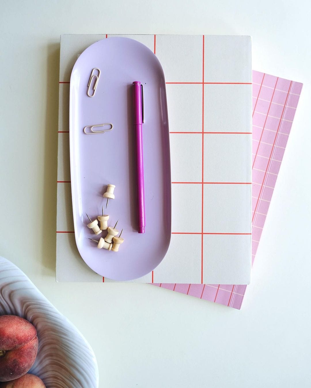 Notem Accessori Desk Lola Tray Nude