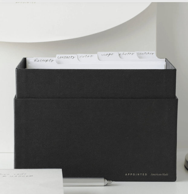 Appointed Accessori Desktop Storage Box