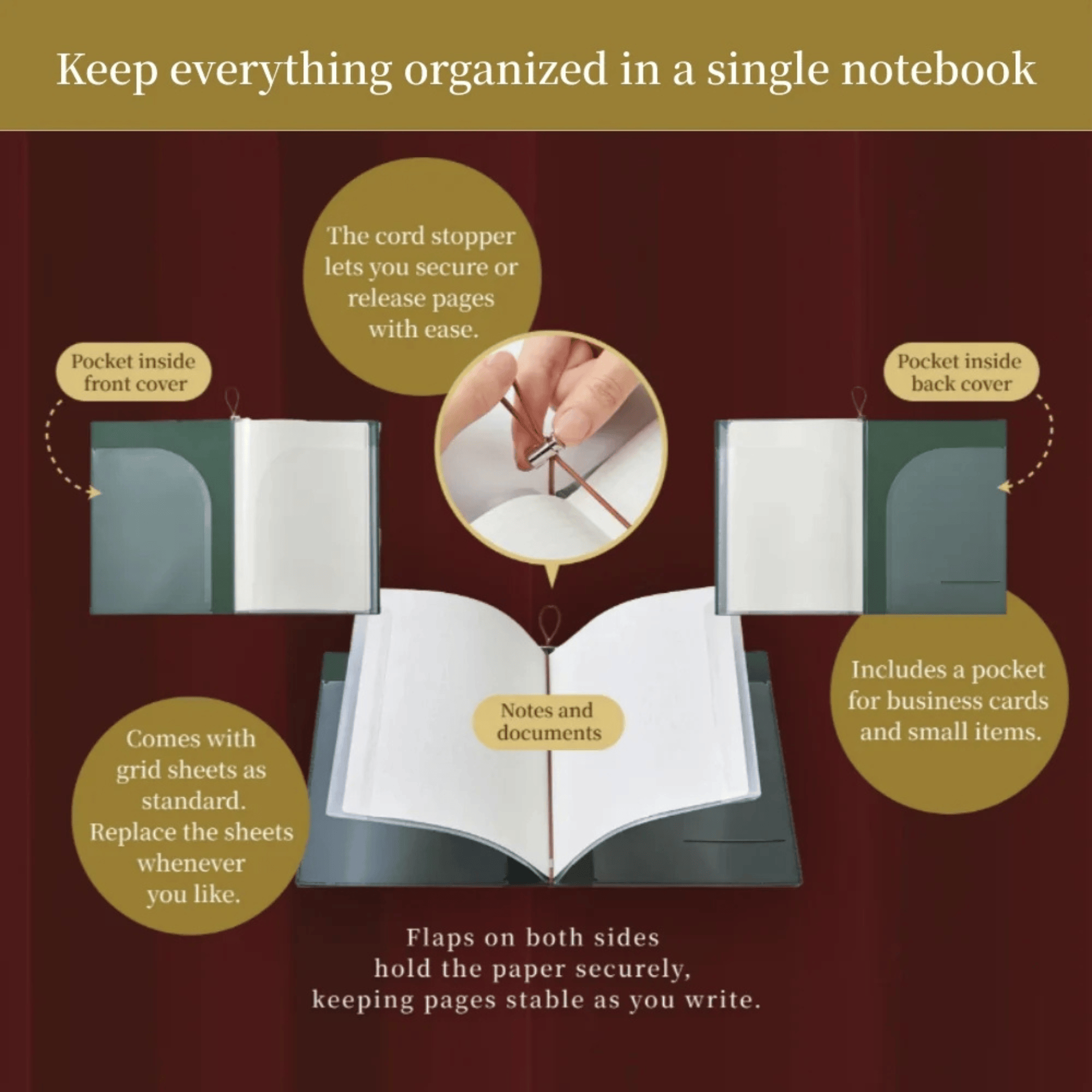King Jim Hitotoki Accessori Filing note A5