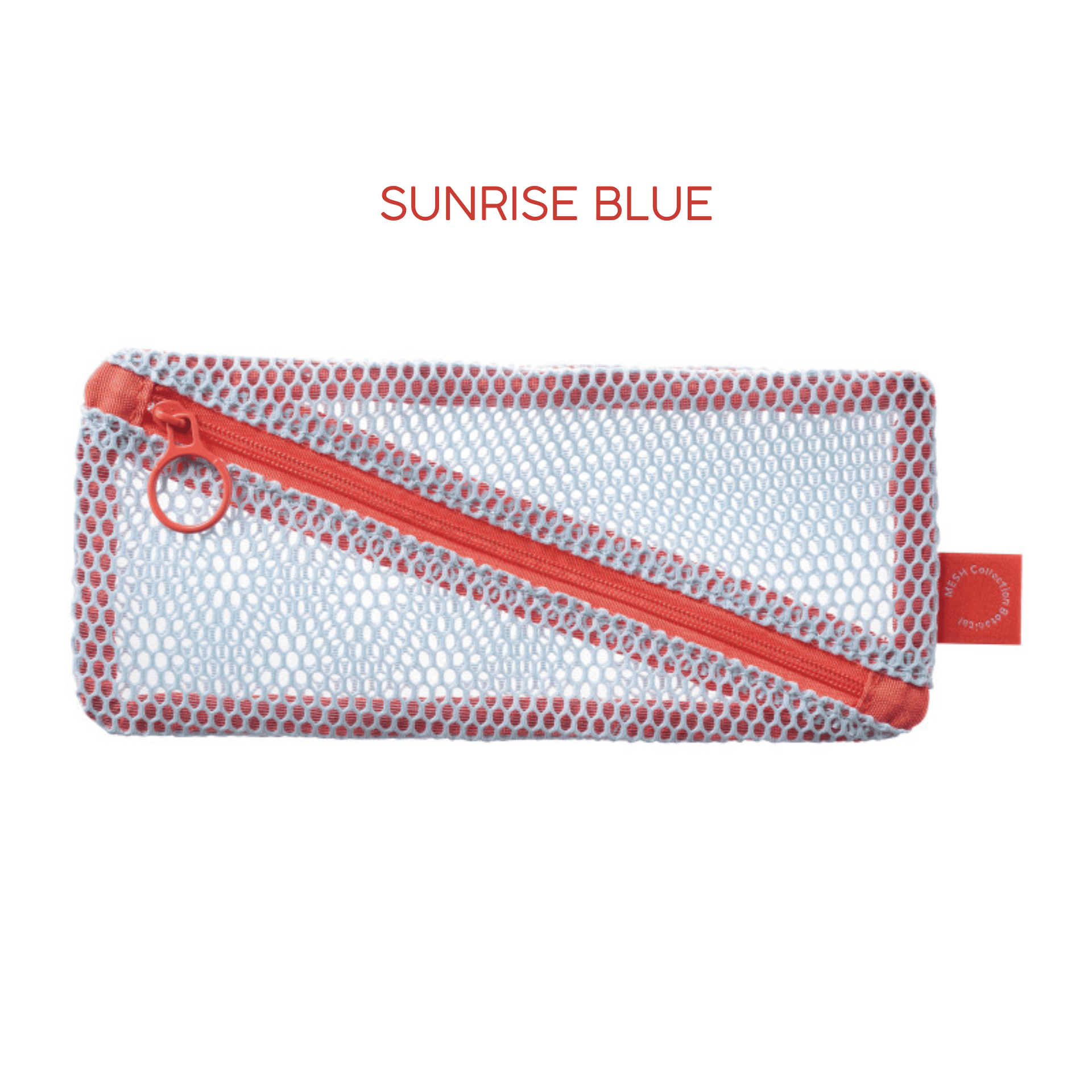 Mark's Tokyo Accessori SUNRISE BLUE Flat Pencase Mesh