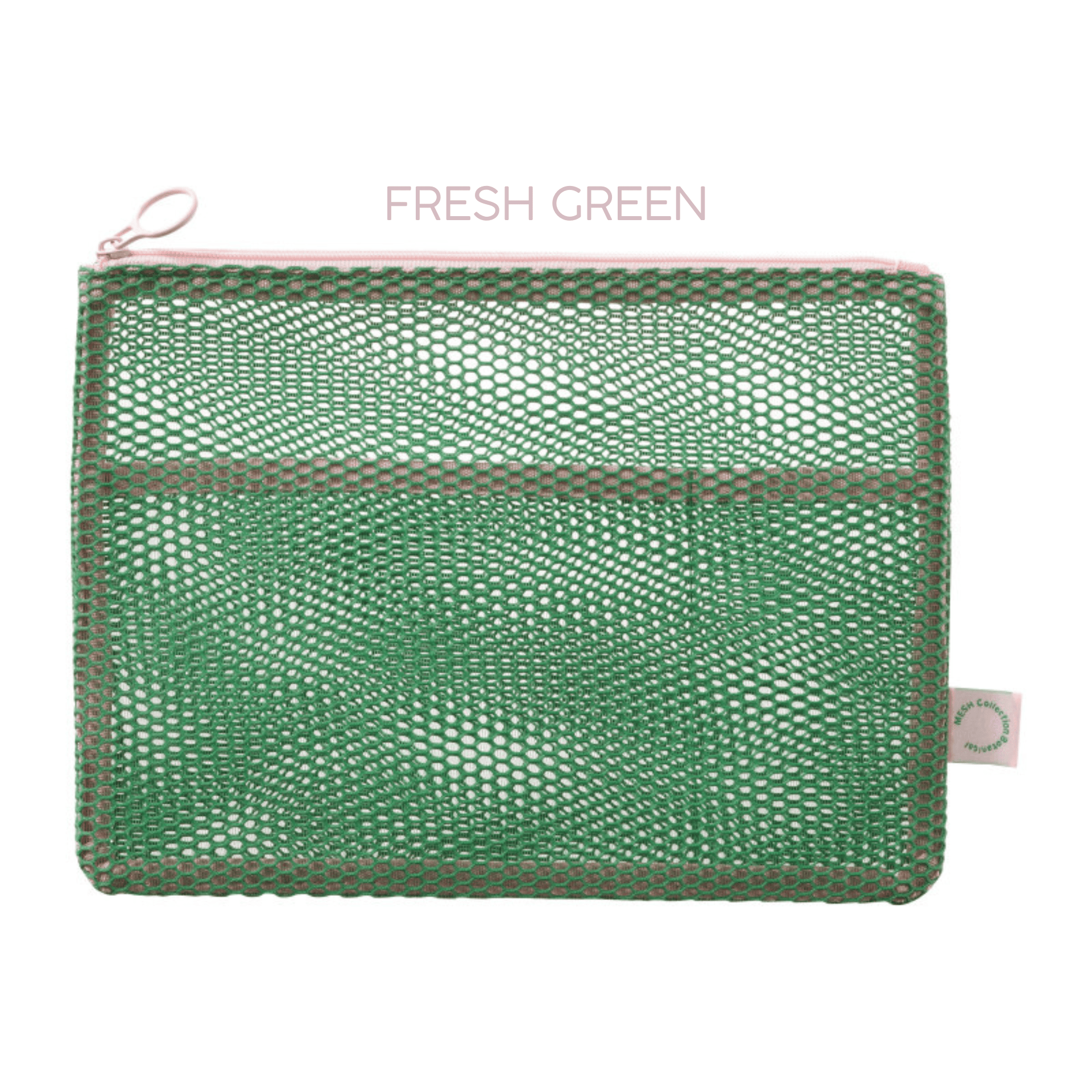 Mark's Tokyo Accessori FRESH GREEN Flat Pouch Mesh - A5